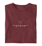 JESUS IS KING SHIRT Creator T-Shirt 2.0 ST/ST Shirtee Burgund XS 