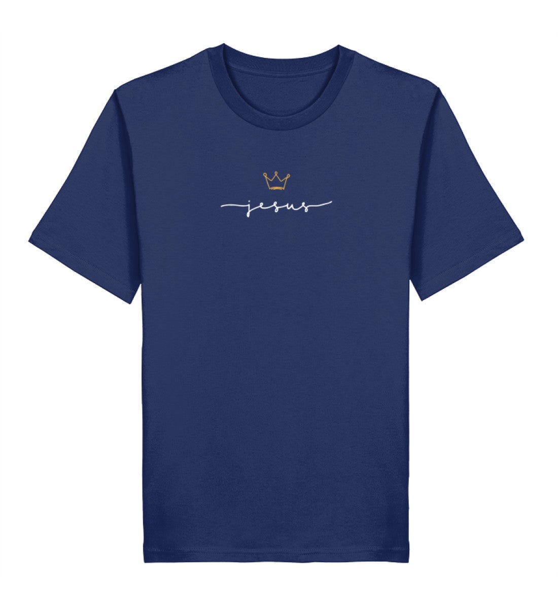 JESUS IS KING SHIRT Creator T-Shirt 2.0 ST/ST Shirtee Dunkelblau XS 