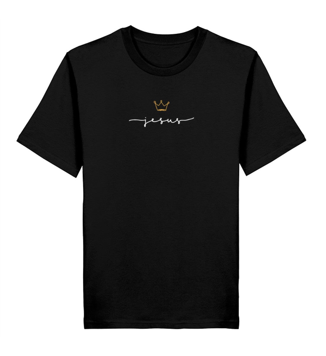 JESUS IS KING SHIRT - Herren Premium Organic Shirt 2.0 ST/ST Creator T-Shirt 2.0 ST/ST Shirtee Black XS 