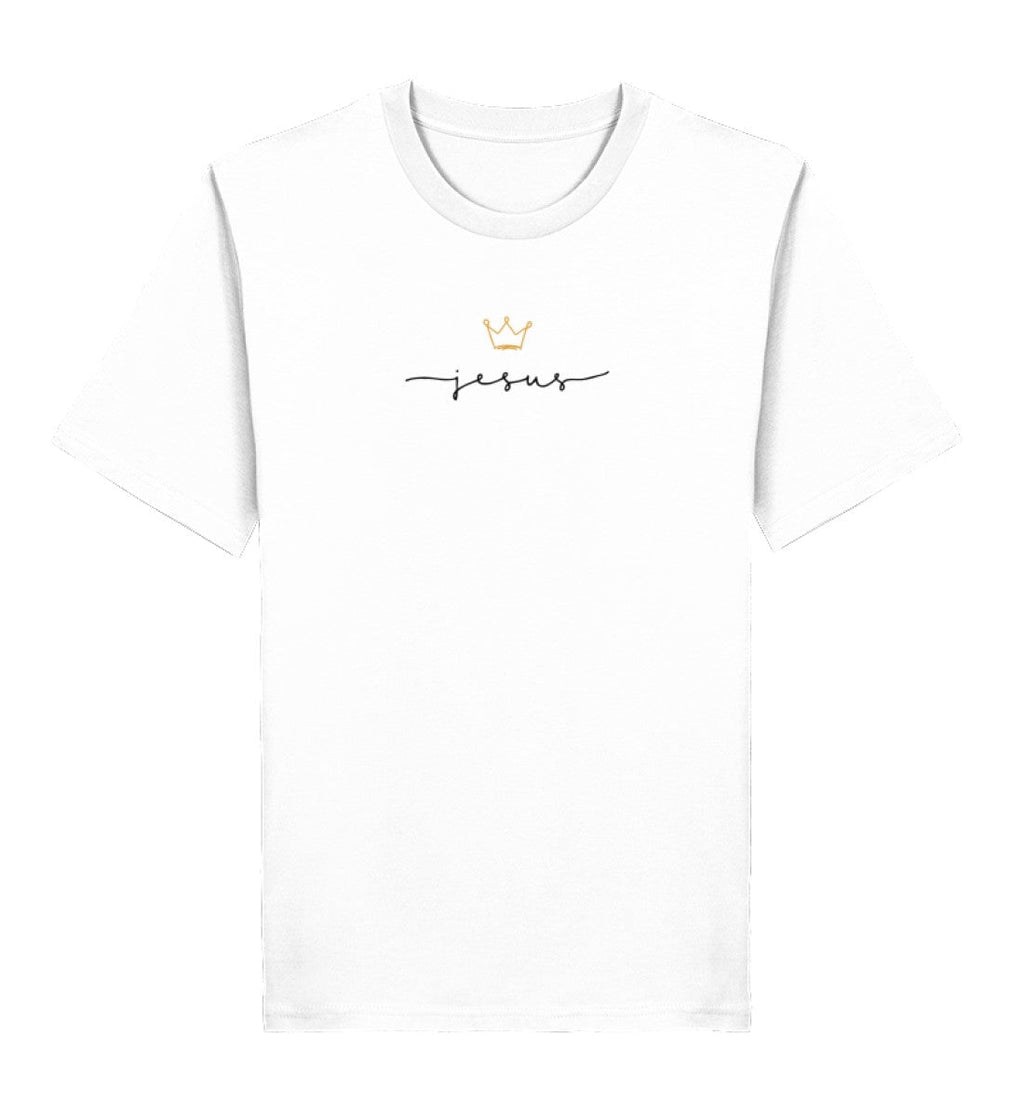 JESUS IS KING SHIRT - Herren Premium Organic Shirt 2.0 ST/ST Creator T-Shirt 2.0 ST/ST Shirtee White XS 