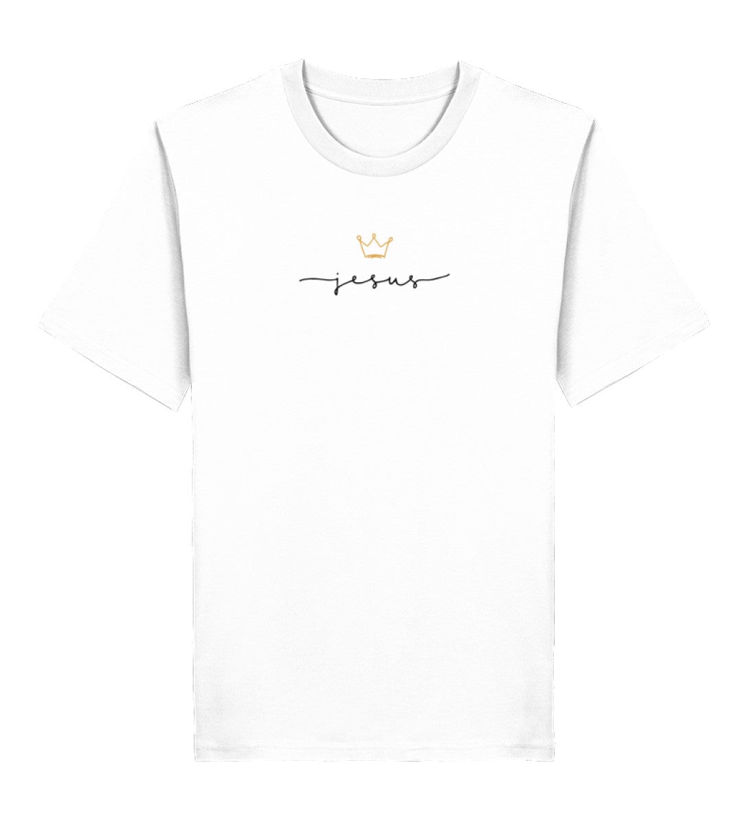 JESUS IS KING SHIRT - Herren Premium Organic Shirt 2.0 ST/ST Creator T-Shirt 2.0 ST/ST Shirtee White XS 