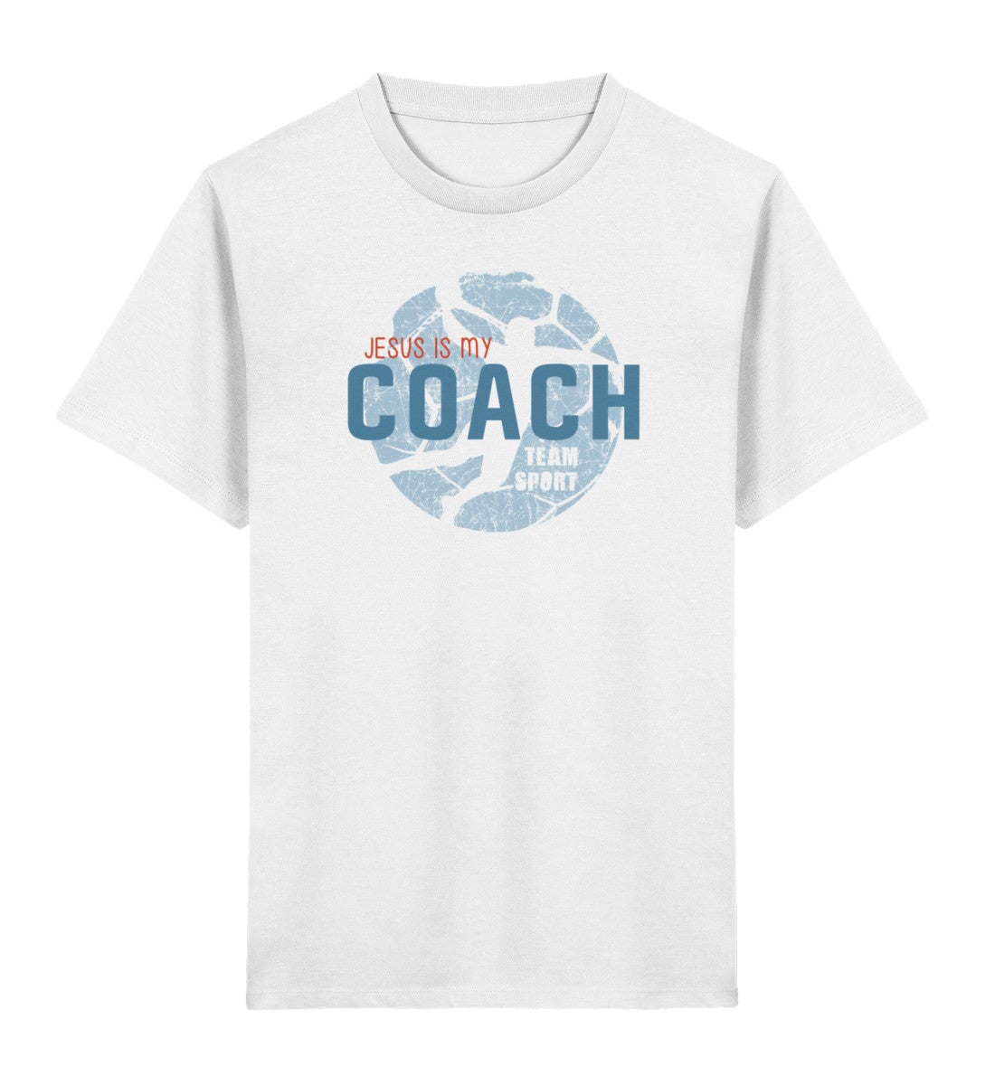 JESUS IS MY COACH KINDER SHIRT - Kinder Premium Organic T-Shirt 2.0 ST/ST Mini Creator T-Shirt 2.0 ST/ST Shirtee White 3/4 