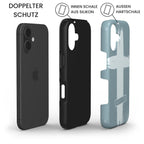 JUSTIFIED robuste Handyhülle in Blau Tech Accessories Podbase 