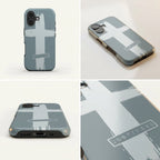 JUSTIFIED robuste Handyhülle in Blau Tech Accessories Podbase 