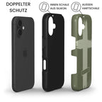 JUSTIFIED robuste Handyhülle in Grün Tech Accessories Podbase 