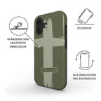 JUSTIFIED robuste Handyhülle in Grün Tech Accessories Podbase 