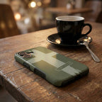 JUSTIFIED robuste Handyhülle in Grün Tech Accessories Podbase 