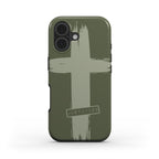 JUSTIFIED robuste Handyhülle in Grün Tech Accessories Podbase 