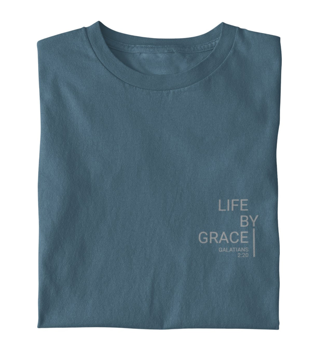 LIFE BY GRACE SHIRT Creator T-Shirt 2.0 ST/ST Shirtee Schieferblau XS 