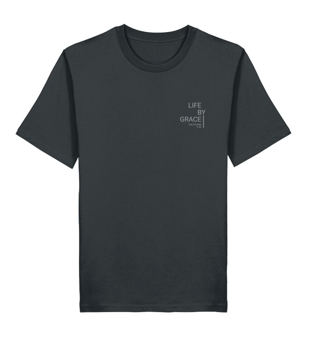 LIFE BY GRACE SHIRT - Herren Premium Organic Shirt 2.0 ST/ST Creator T-Shirt 2.0 ST/ST Shirtee India Ink Grey XS 
