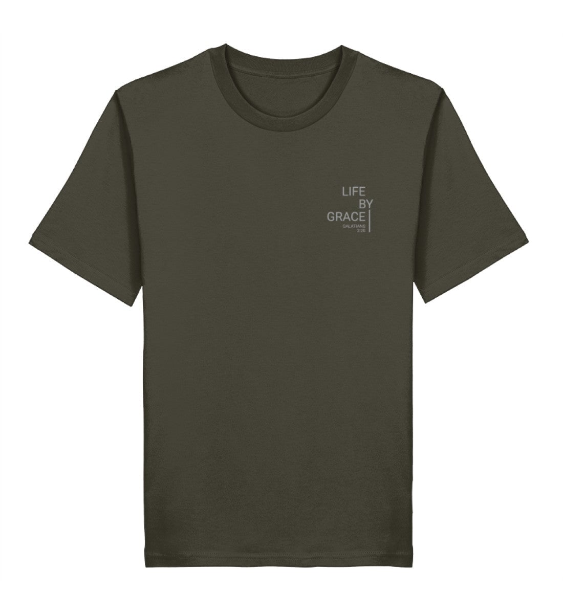 LIFE BY GRACE SHIRT - Herren Premium Organic Shirt 2.0 ST/ST Creator T-Shirt 2.0 ST/ST Shirtee Khaki XS 