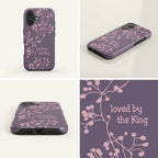 Loved by the King Robuste Handyhülle in Flieder Tech Accessories Podbase 