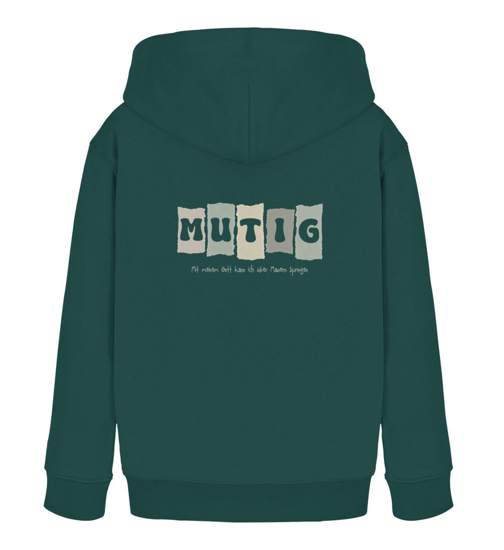 MUTIG KINDER HOODIE Mini Cruiser Hoodie 2.0 ST/ST Shirtee Dunkelgrün 3/4 