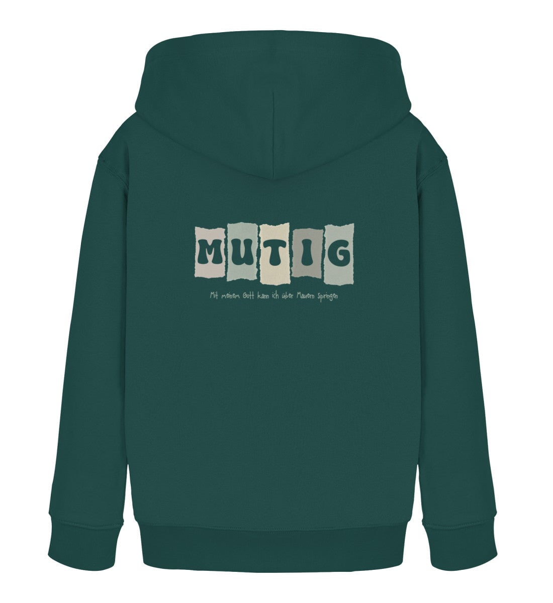 MUTIG KINDER HOODIE Mini Cruiser Hoodie 2.0 ST/ST Shirtee Dunkelgrün 3/4 