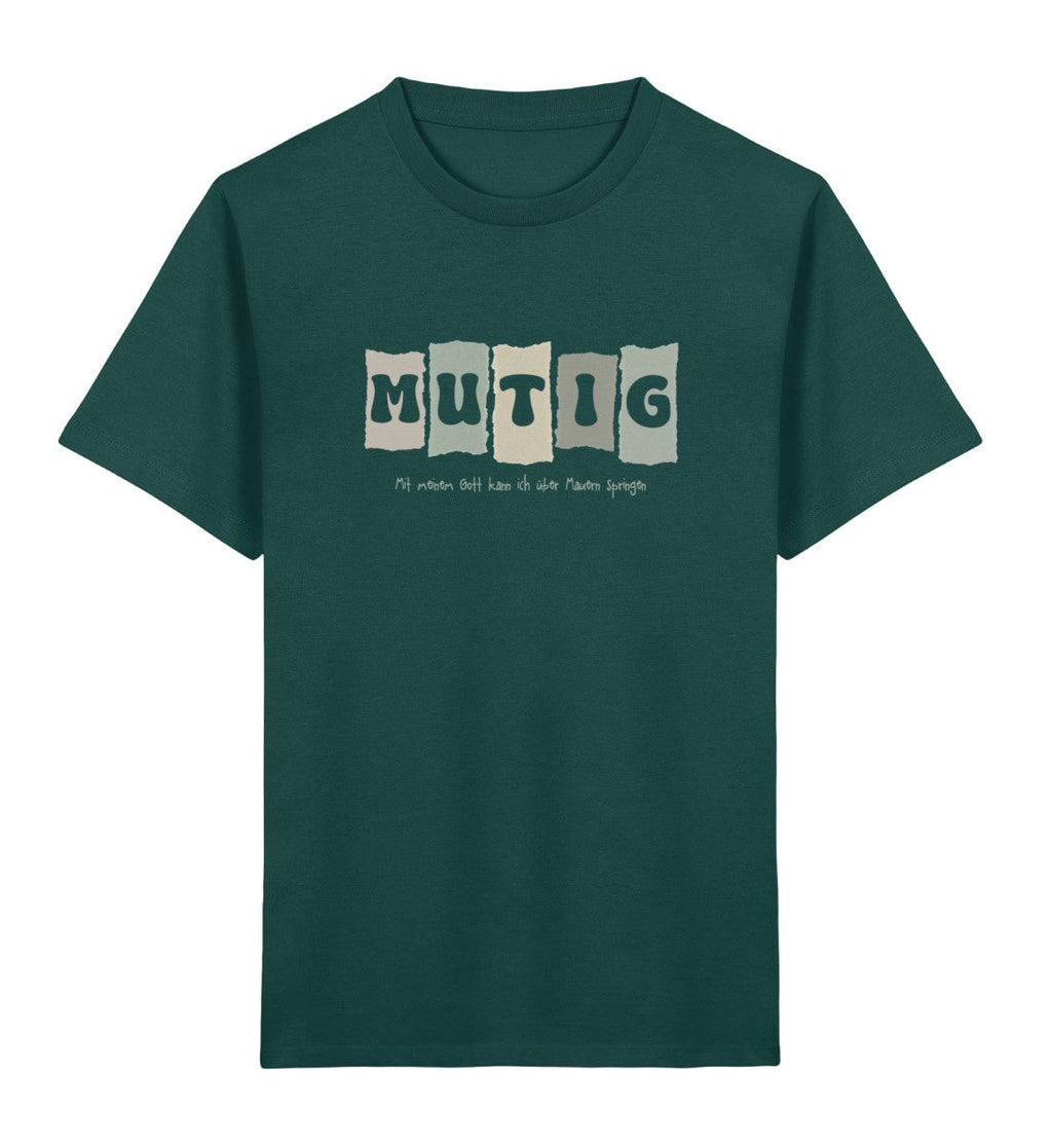 MUTIG KINDER SHIRT Mini Creator T-Shirt 2.0 ST/ST Shirtee Dunkelgrün 3/4 