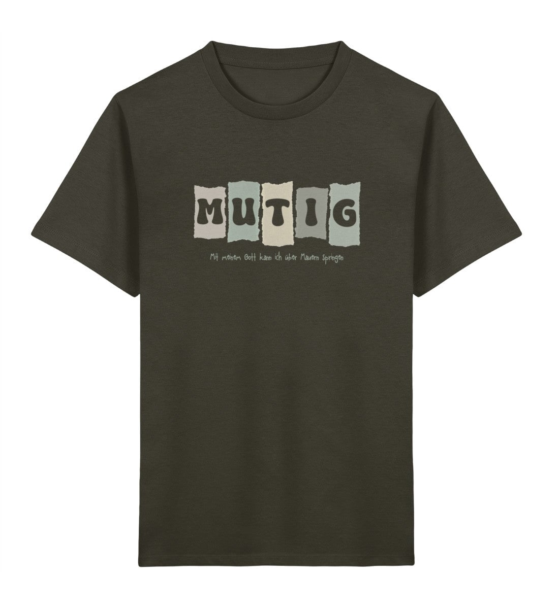 MUTIG KINDER SHIRT Mini Creator T-Shirt 2.0 ST/ST Shirtee Khaki 3/4 