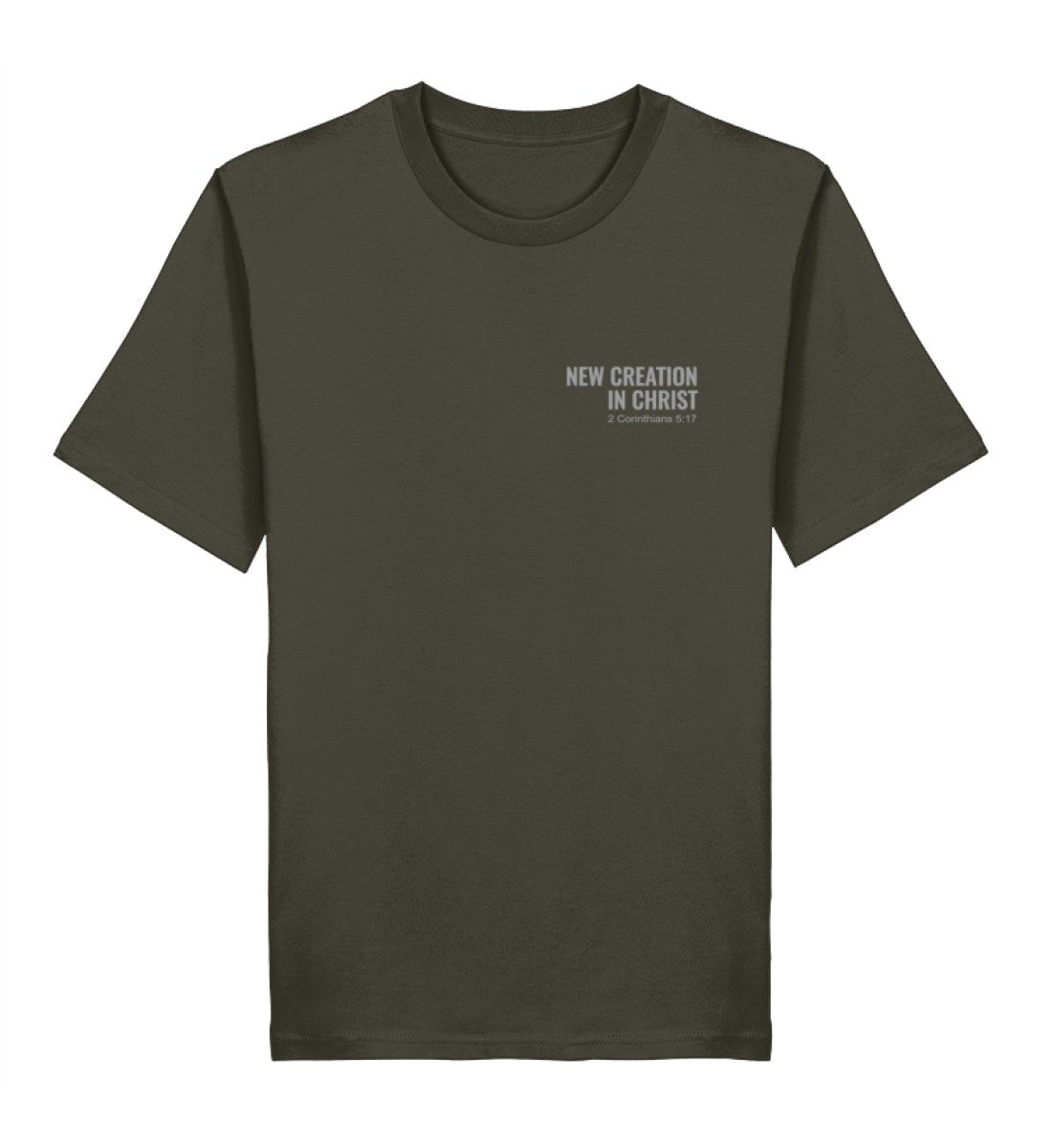 NEW CREATION IN CHRIST - Herren Premium Organic Shirt 2.0 ST/ST Creator T-Shirt 2.0 ST/ST Shirtee Khaki XS 