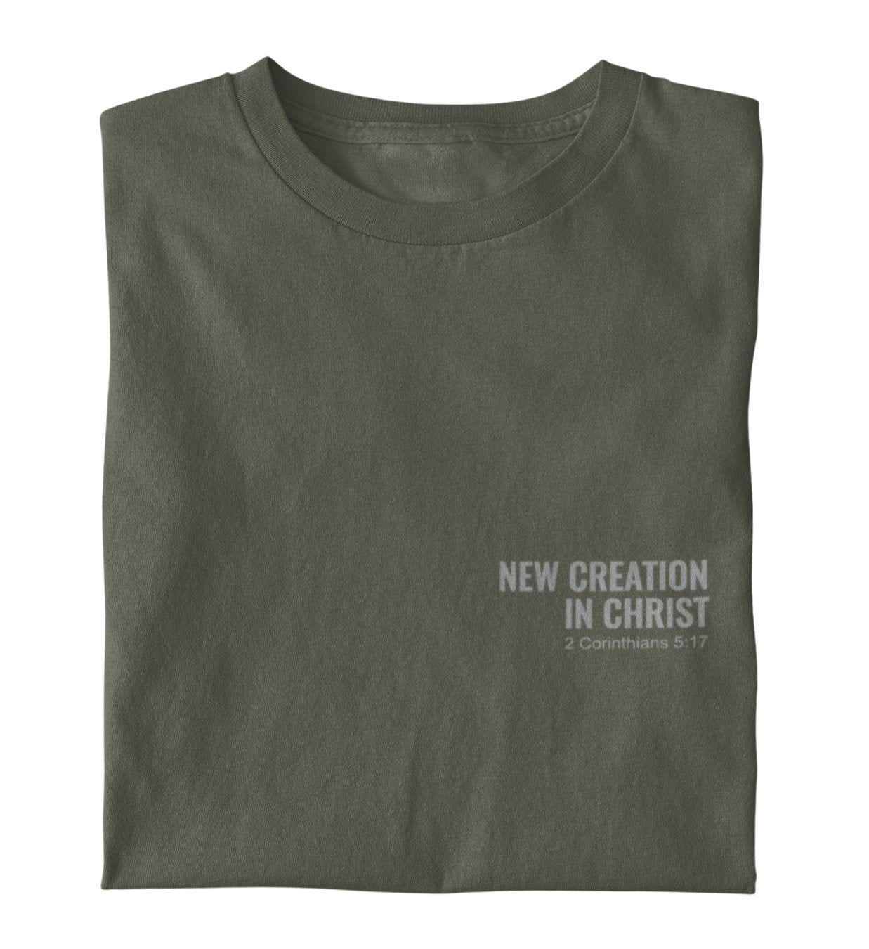 NEW CREATION IN CHRIST SHIRT Creator T-Shirt 2.0 ST/ST Shirtee Erdfarben XS 