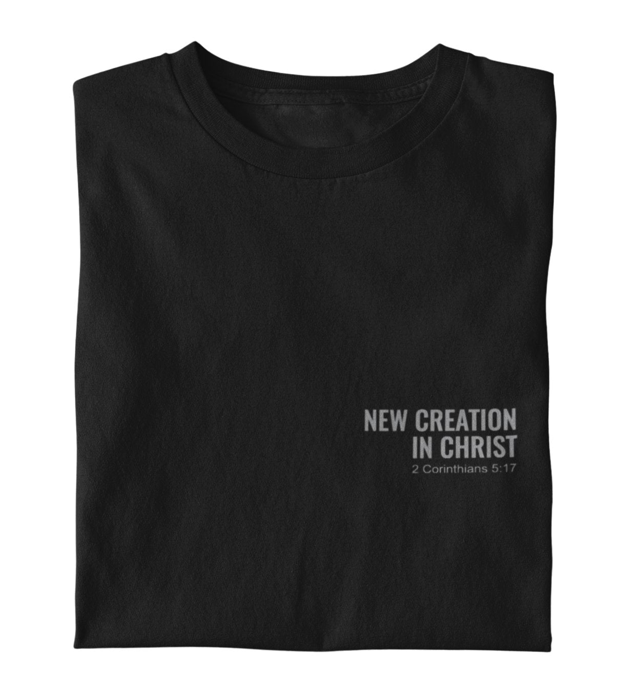NEW CREATION IN CHRIST SHIRT Creator T-Shirt 2.0 ST/ST Shirtee Schwarz XS 