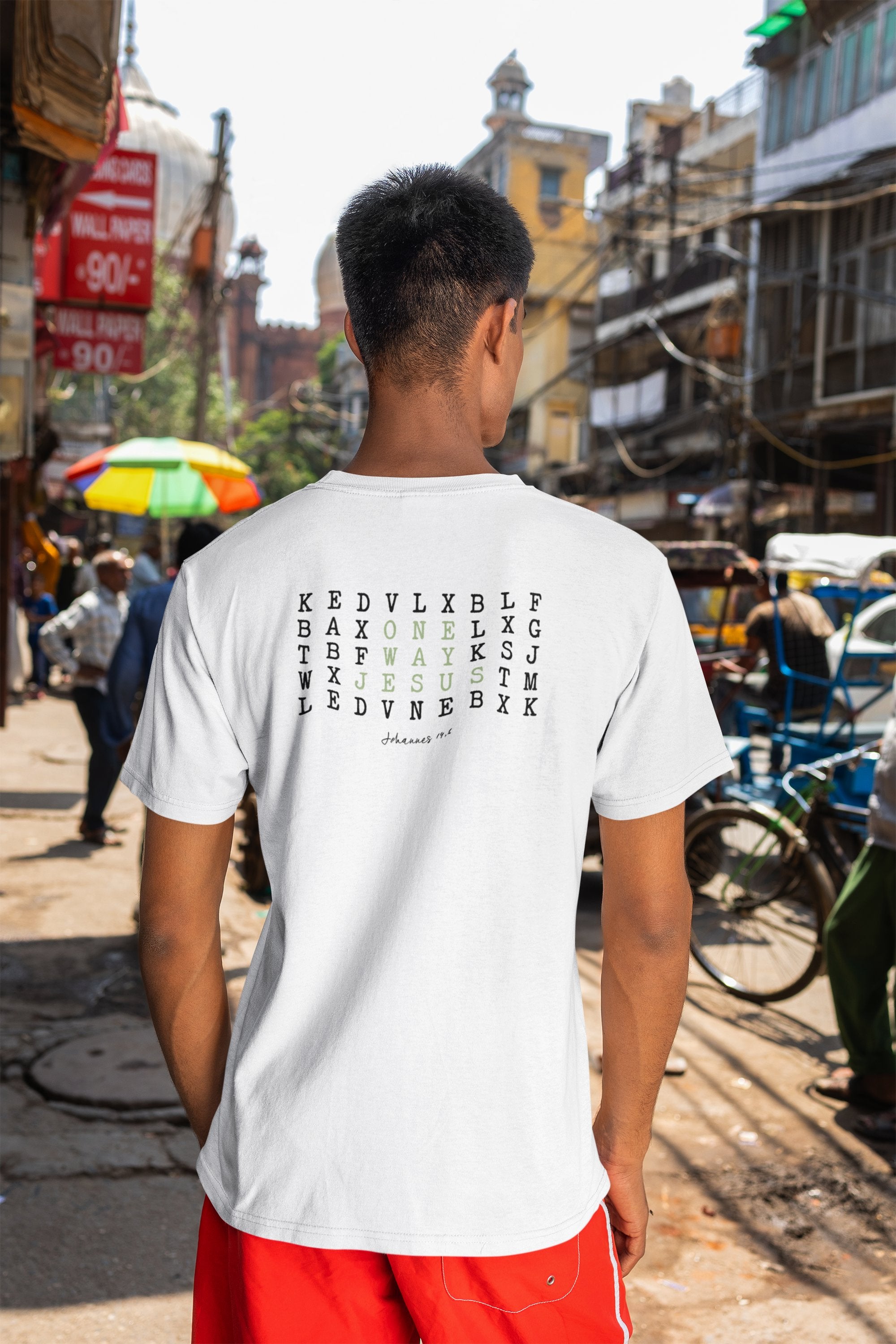 ONE WAY JESUS SHIRT BACKPRINT Creator T-Shirt 2.0 ST/ST Shirtee 