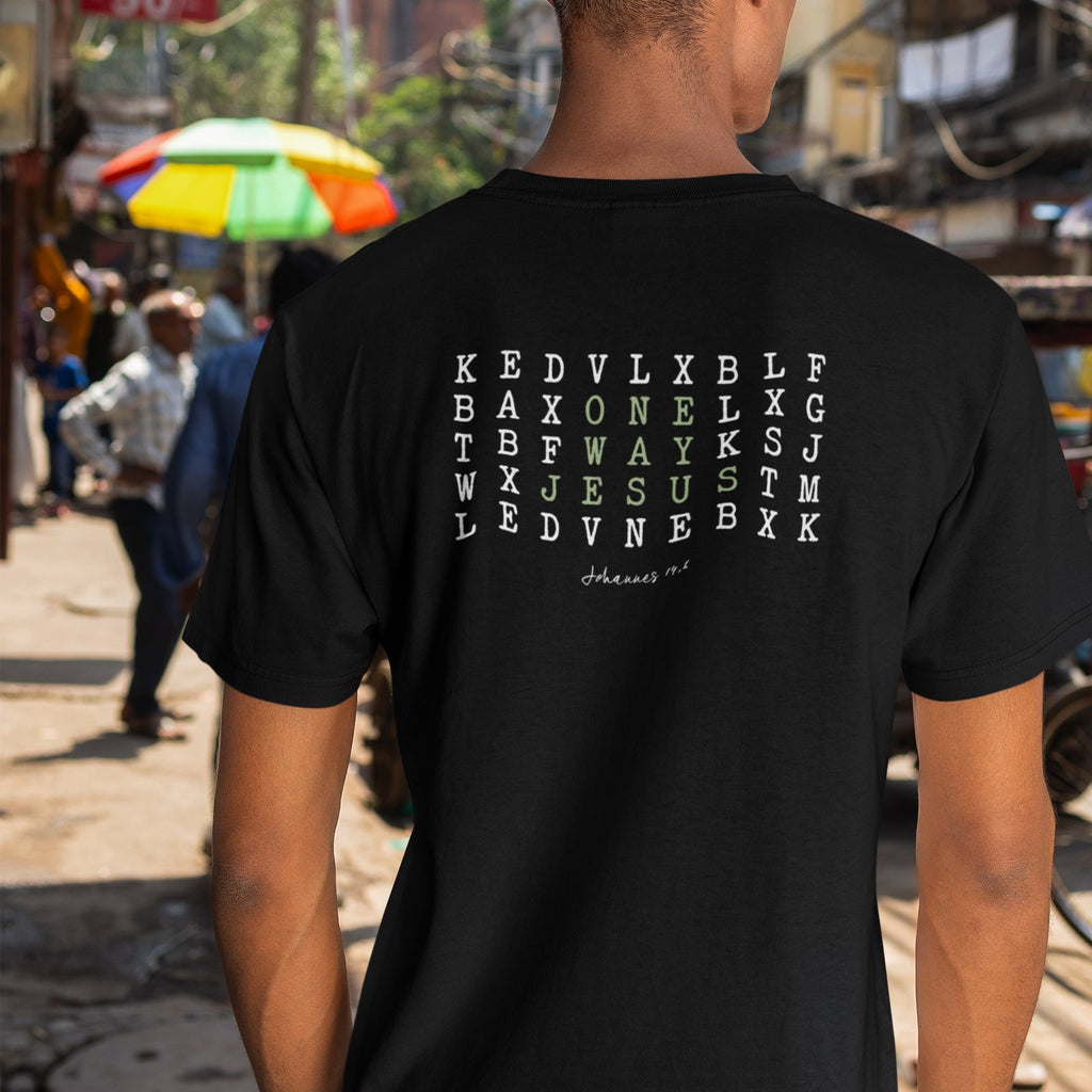 ONE WAY JESUS SHIRT BACKPRINT Creator T-Shirt 2.0 ST/ST Shirtee 