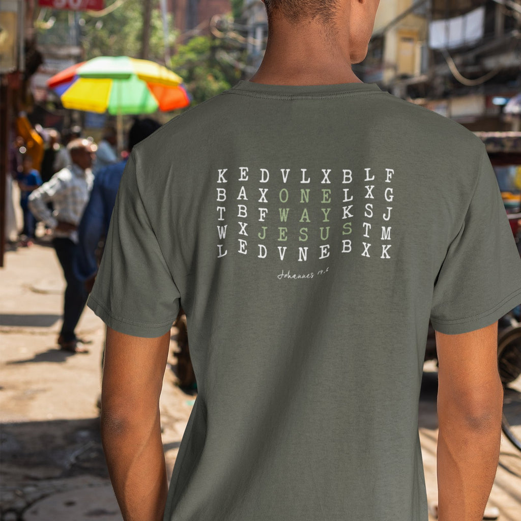 ONE WAY JESUS SHIRT BACKPRINT Creator T-Shirt 2.0 ST/ST Shirtee 