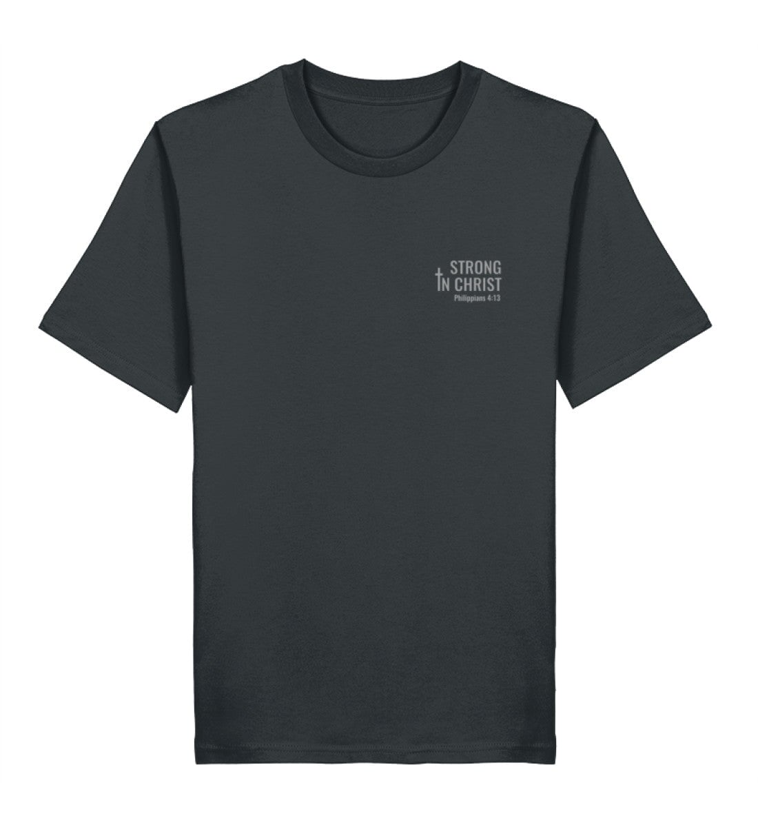STRONG IN CHRIST SHIRT - Herren Premium Organic Shirt 2.0 ST/ST Creator T-Shirt 2.0 ST/ST Shirtee India Ink Grey XS 