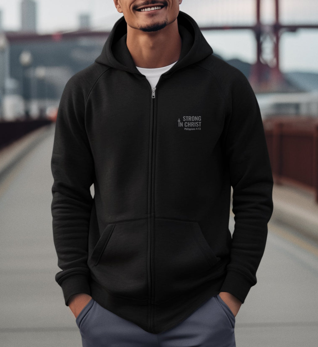 STRONG IN CHRIST ZIPPER Connector Zipper 2.0 ST/ST Shirtee 